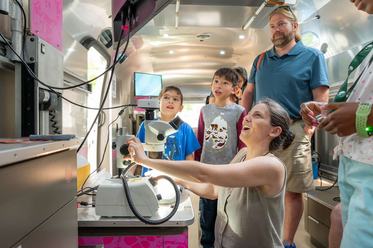 Mobile Lab at Variety Boys and Girls Club Queens Back to School Bash