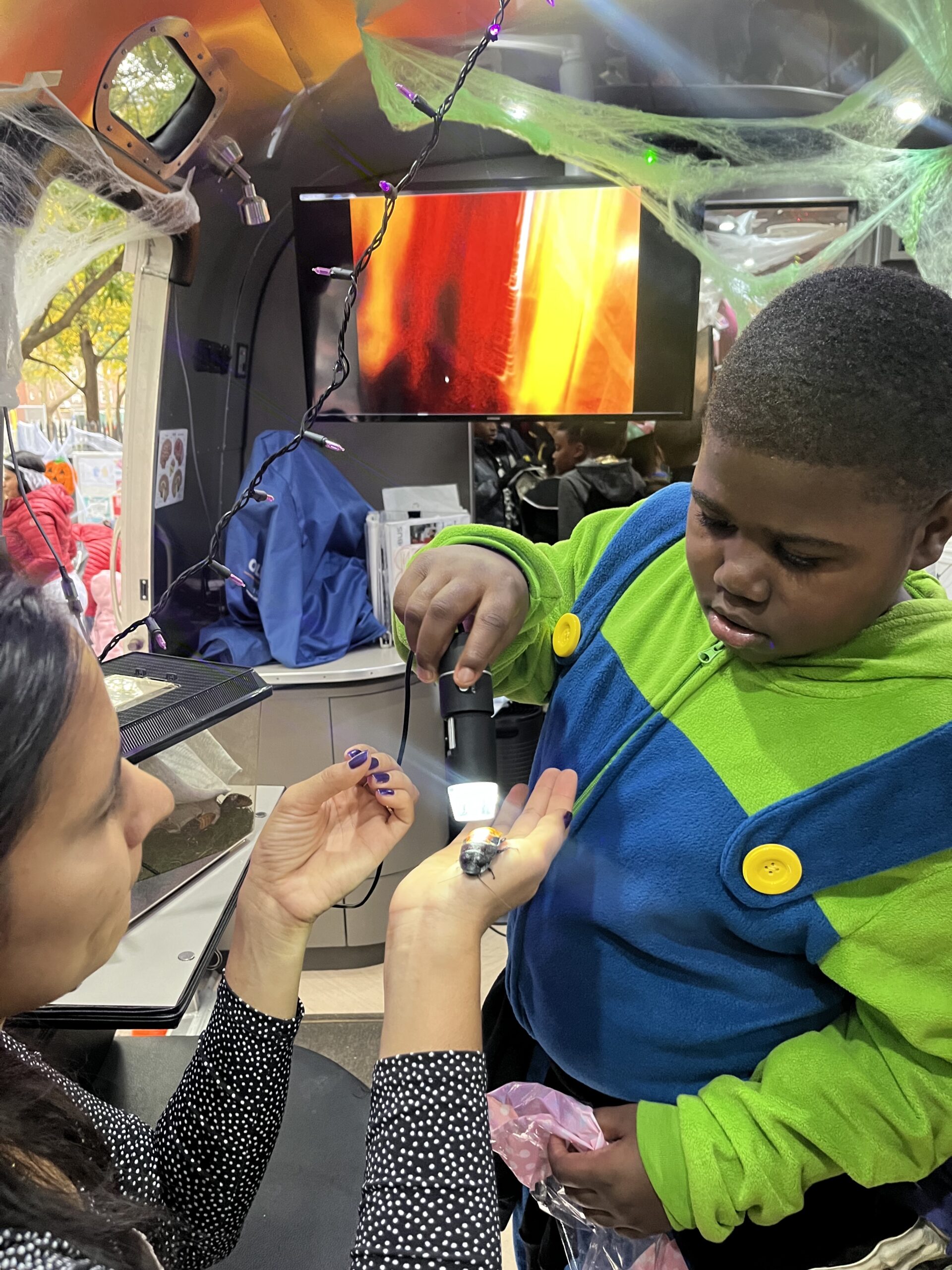 Mobile Lab at the Annual Halloween Spooktacular on the Lower East Side