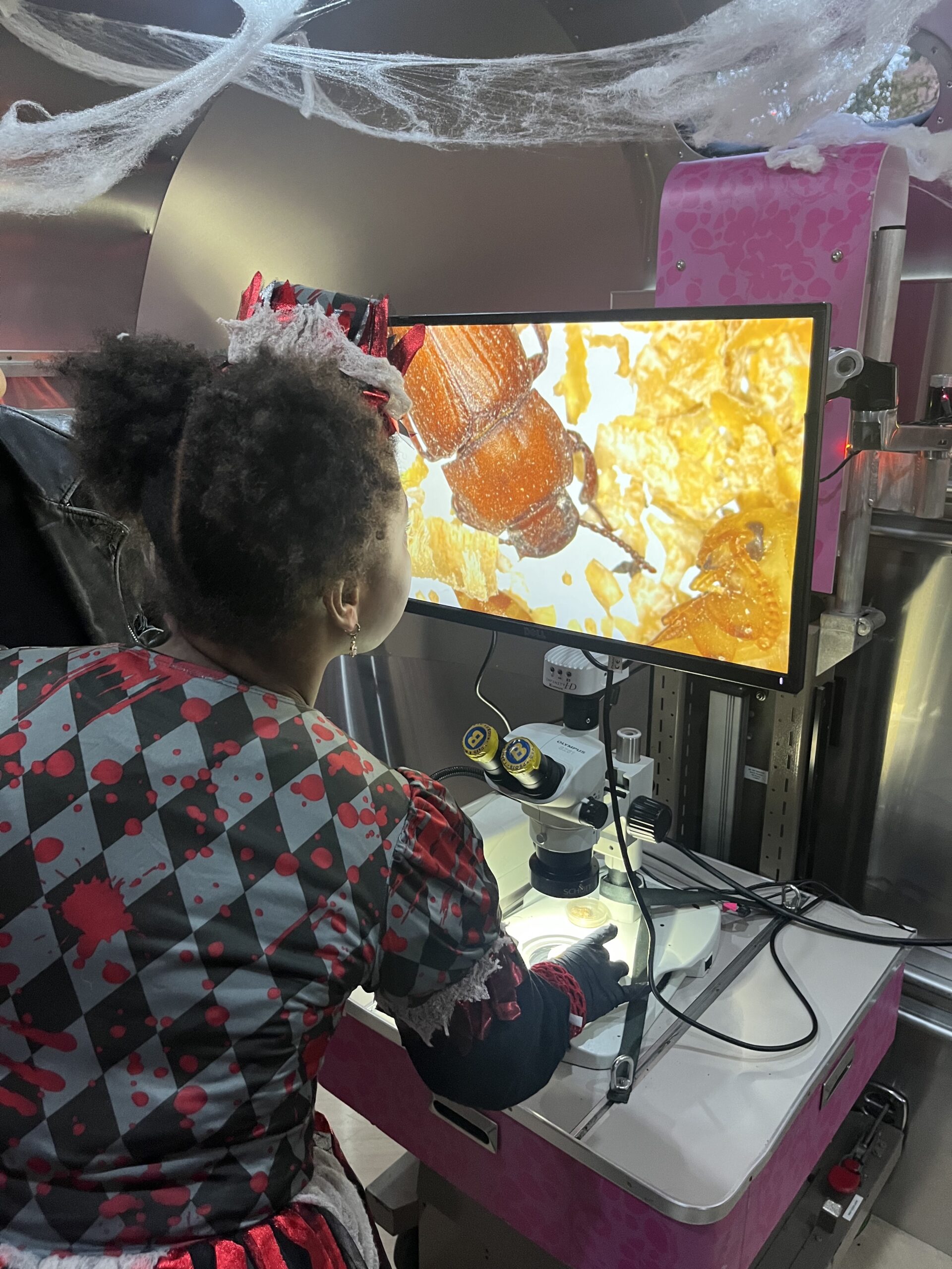 Mobile Lab at Harlem Grown Halloween Festival